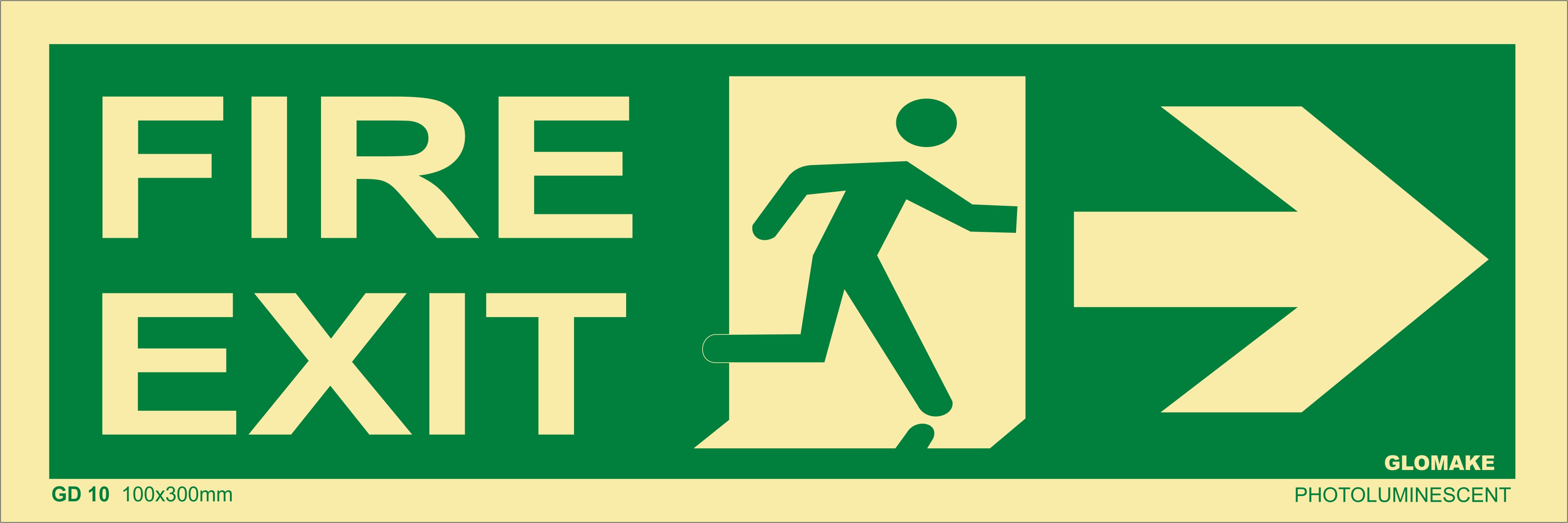 FIRE EXIT RIGHT 
(GD 10)